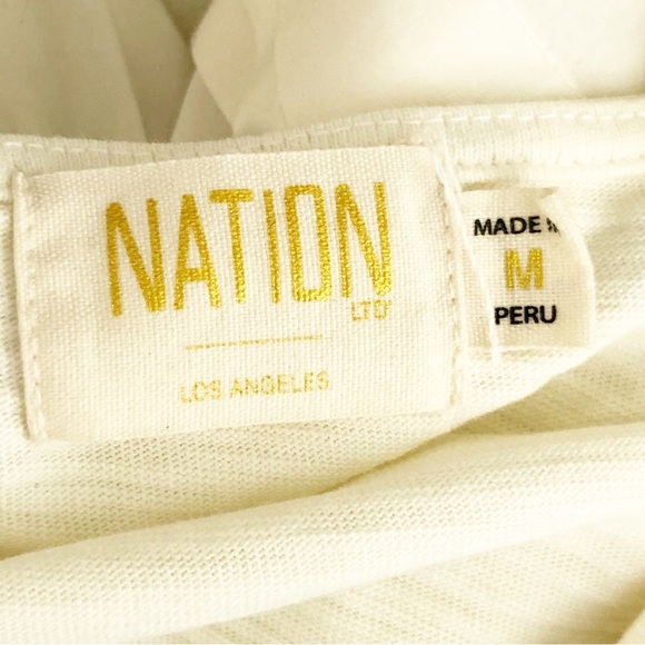 Nation, LTD cream, puff sleeve top - Picture 6 of 10